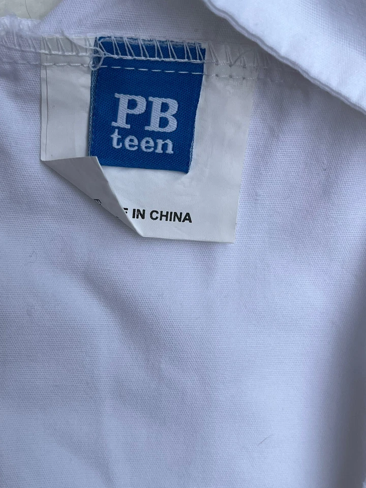 Pottery Barn Teen BLUE MINI DOT RIBBON LINER FOR BASKETS MINI 5” X 10” - Image 3 of 4