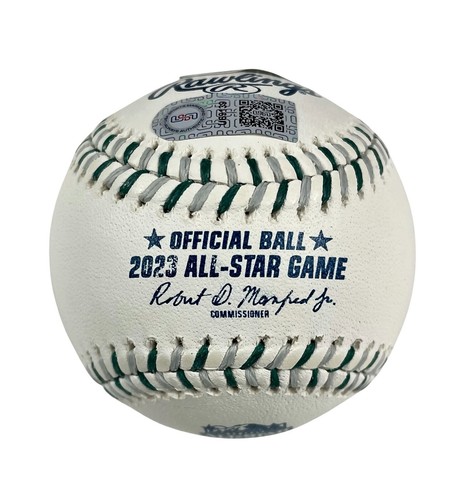 ELIAS DIAZ SIGNED Autographed O.M.L. BASEBALL 2023 All-Star Game ROCKIES BECKETT - Picture 4 of 11