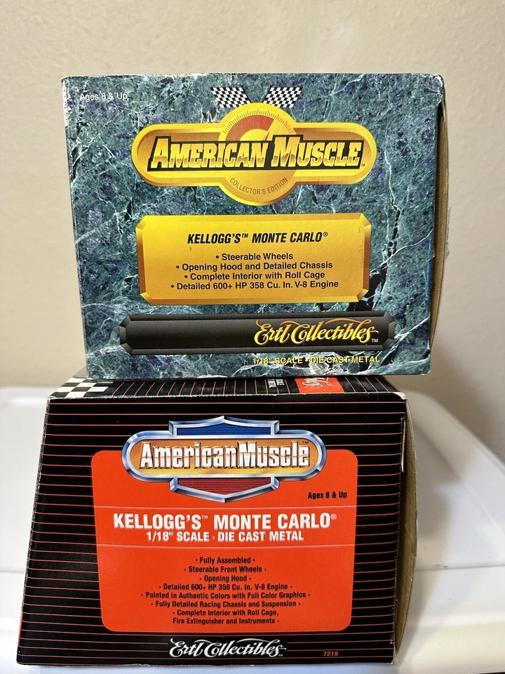 1/18 Ertl 1995 & 1996 nascar #5 Terry Labonte Kelloggs Ironman Monte Carlo - Image 4 of 4