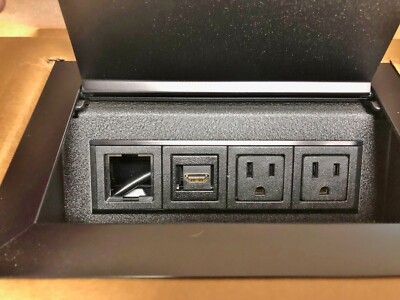 Byrne Power Data Center Black Blank HDMI Outlet Interlink IQ #9861