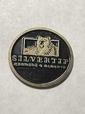 Rare Silvertip Golf Resort 1" Coin Style Golf Marker - Canmore, Alberta, Canada