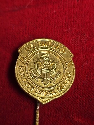 Alte Anstecknadel US Embassy Security Patrol Officer  (107)