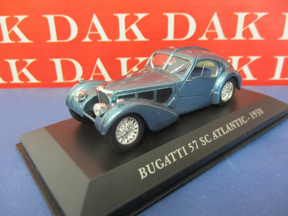 Die cast 1/43 Modellino Auto Bugatti 57 SC Atlantic 1938 - Immagine 2 di 4