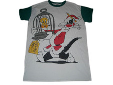 VINTAGE 1996 WARNER BROS. LOONEY TUNES SYLVESTER TWEETY T-SHIRT - SIZE -READ