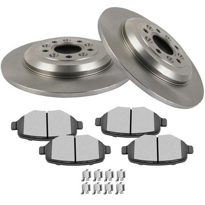 Rear Brake Rotors Pads Kit D1377-8488 Edge 11-14 Explorer 11-19 Flex 09-19 6PCS