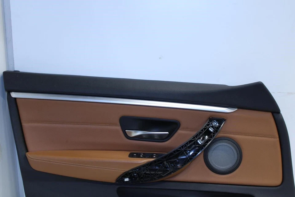 2015-2016 BMW 435i Gran Coupe xDrive Front Left Door Trim Panel 51-41-7-347-103 - Image 2 of 4