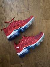 Nike Air Vapor Max Plus TN Red White & Blue UK 8.5 Worn Once