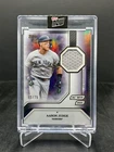 2025 Topps MLB MVP Aaron Judge 2025 AL MVP Game-Used Relic Purple 13/75 #44-R