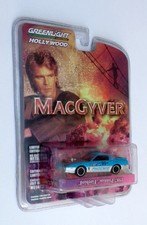 Greenlight 1/64 Scale 44770-D - 1987 Pontiac Firebird Macgyver - Blue