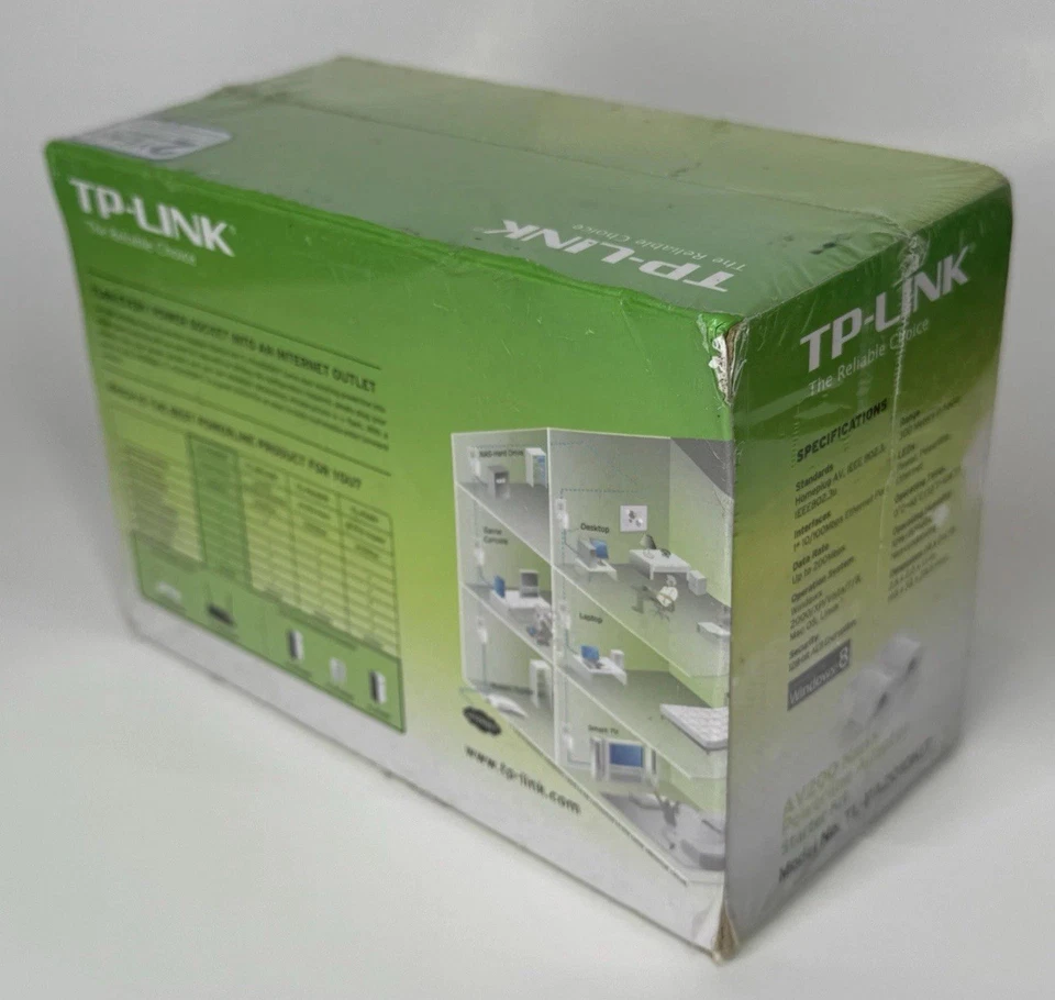 TP-Link AV200 Starter Kit: Model TL-PA2010KIT New Sealed - Image 2 of 3