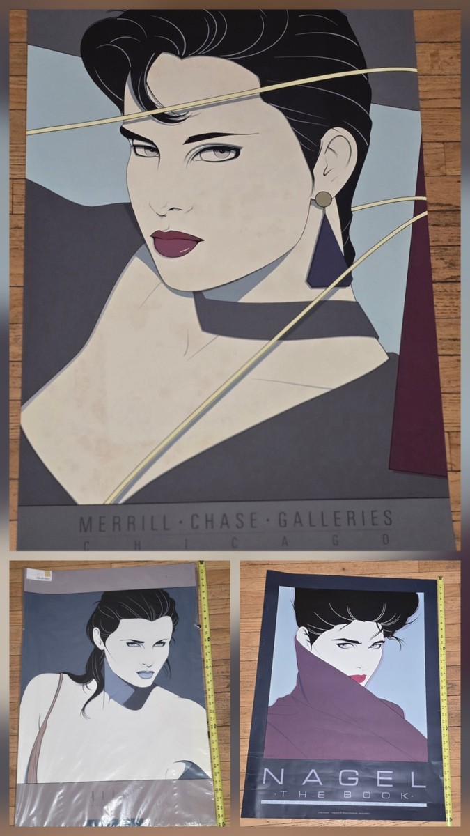 Original Iconic '80s Patrick Nagel Pop Art Prints Lot Of 3 | eBay