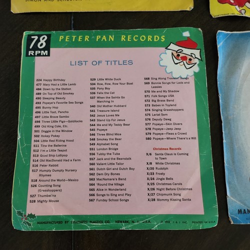Vintage Record Lot-Includes 4 Peter Pan + 3 Golden Records-w/5 Rare Sleeve Art - Imagen 13 de 18
