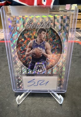 2022-23 Panini Mosaic - Rookie Scripts Simone Fontecchio #RS-FON (AU, RC)