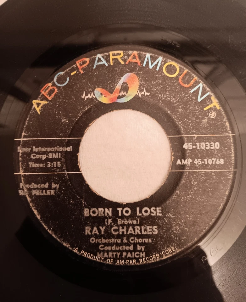 RAY CHARLES I CANT STOP LOVING YOU 1962 Vinyl 45-10330 Don Gibson Shelby NC RARE - Image 3 of 4