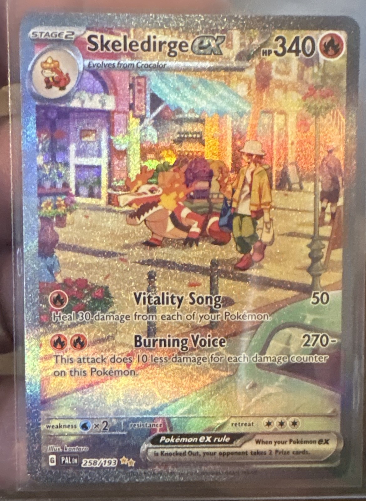 Skeledirge ex 258/193 Sv02: Paldea Evolved Holo