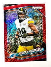 2025 Panini Prizm #132 Minkah Fitzpatrick Red Shimmer #/49