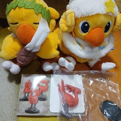 Final Fantasy Chocobo Stofftier, Figurenset