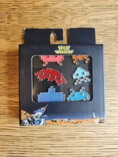 SPACE INVADERS - Official Enamel (6) Pin Set by Numskull - Collector Set 