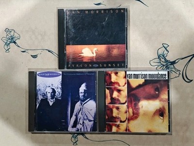 Van Morrison Lot of 3 CDs - Avalon Sunset, Moondance, No Guru No Method No Teach