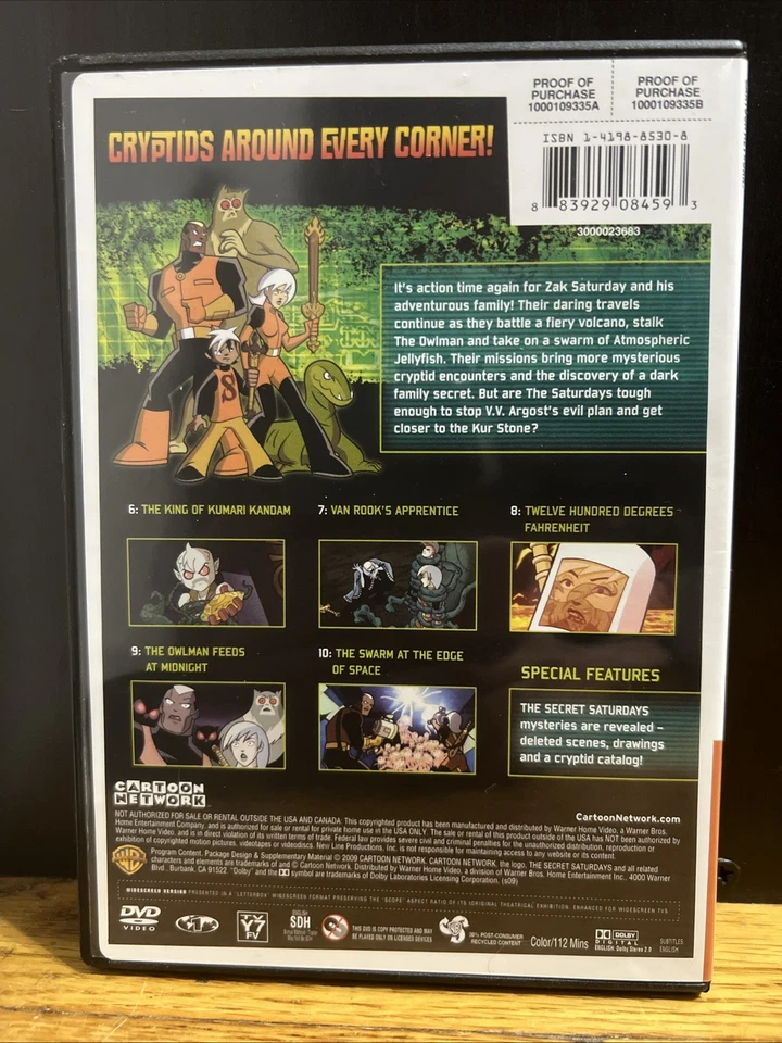 The Secret Saturdays: Volume 2 (DVD) - Image 2 of 2