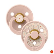 Bibs Studio Collection Colour Jasmine Floral Latex Pacifier - 2pk