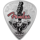 2021 Fender 75th Anniversary 1oz Silver Guitar Pick Coin W/Box & COA: M23