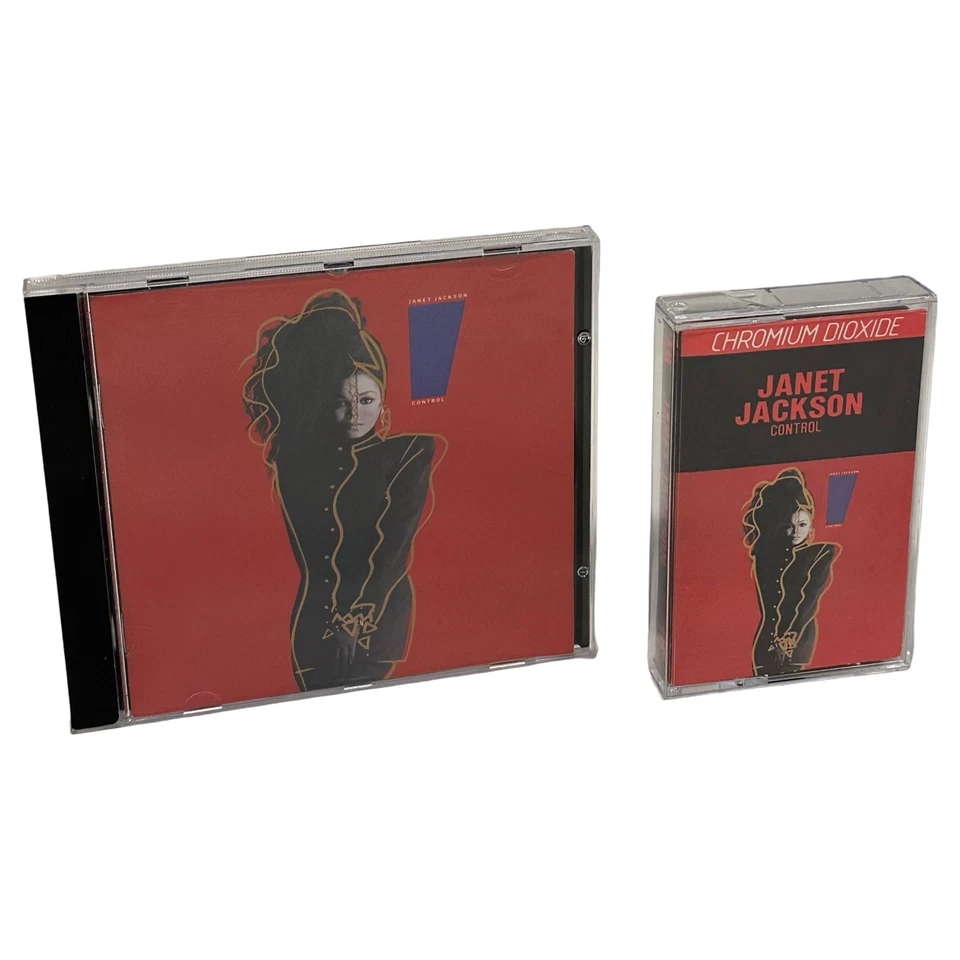 •JANET JACKSON - CONTROL• ~1986 OG CANADIAN PRESSINGS~ (CD & CASSETTE TAPE) - Image 2 of 4