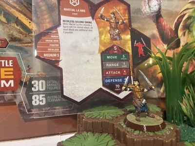 Heroscape Custom - Martial La Hire RARE C3V Custom