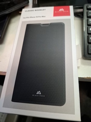 Black Rock Booklet ''The Classic'' für Apple iPhone 15 Pro Max, UVP 39,99 
