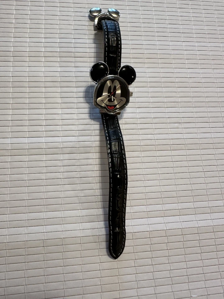 Rare Mickey Mouse Head Watch With Original Box And Warranty - Image 2 of 4