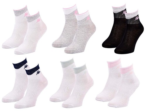 Chaussettes KAPPA QUARTER Couleurs - 6 pcs 1043, Pointure - 36/41 6 pcs 1043 - Imagen 2 de 4