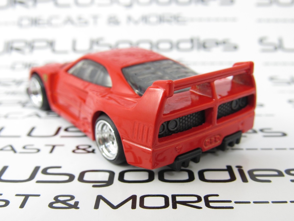 Hot Wheels LOOSE Red 1989 FERRARI F40 COMPETIZIONE Custom Swap w