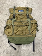 L.L.Bean 90s Continental Backpack Khaki Rare Vintage Bag