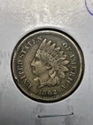 1862 Indian Head Cent  Better Date US Type Copper N LIBERTY Visible