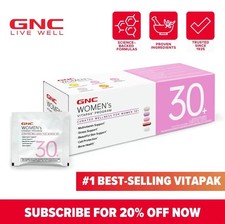 GNC Womens 30+ Vitapak, Multivitamin, Stress ...