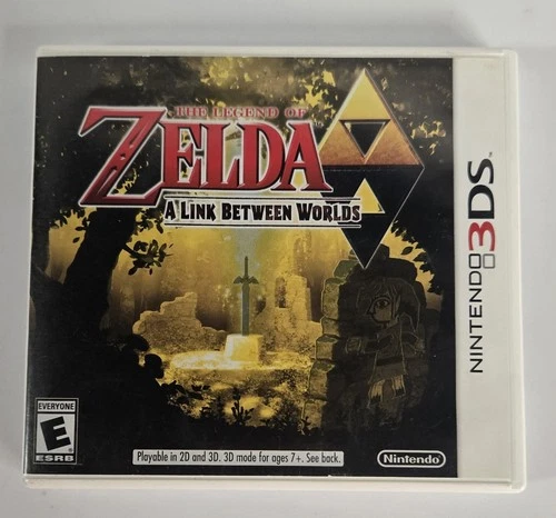 The Legend of Zelda: A Link Between Worlds (Nintendo 3DS, 2013) Rated E Tested