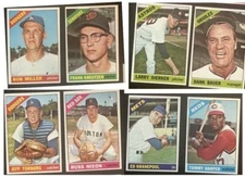 Set Builders: 1966 Topps 201-399 VG & better, no creases, FREE Shipping