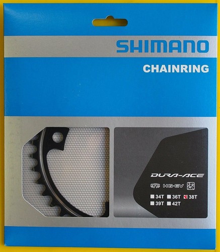 Shimano Dura Ace FC-9000 52T & 38T Chainring Set - Picture 2 of 2