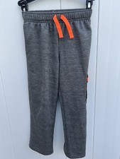 Star Wars Boys 6 Gray With Orange Drawstring Sweatpants Side  Zipper Pocket