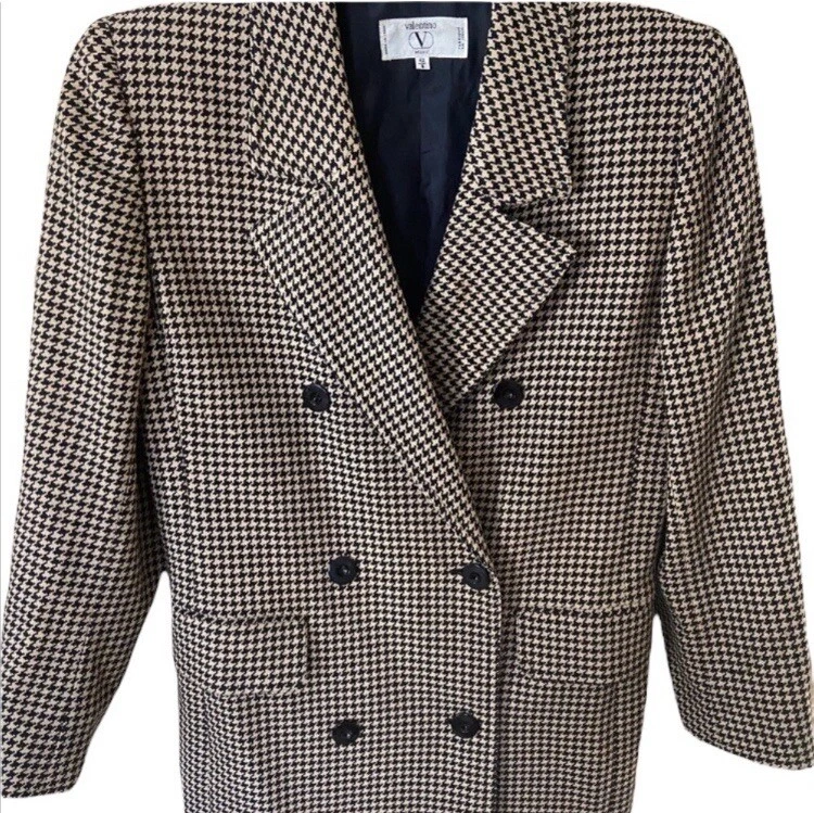 Blazer Valentino Houndstooth taglia 8