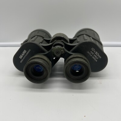 Vintage SEARS Binoculars 10x50mm Wide Angle 367ft@1000yds Model 