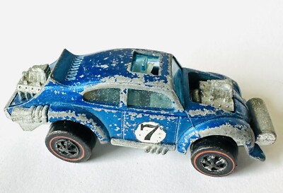 Hot Wheels Redline 1971 Evil Weevil VW Spoilers - Blue #7 Decals