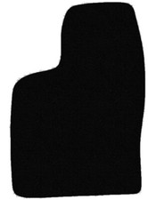 Schwarz Fußmatte, FAHRER Teppich für Opel Kadett E 1988-1991 14xRand
