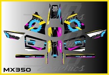 Razor MX350 NEW MODEL graphics kit decals THICK AND HIGH GLOSS
