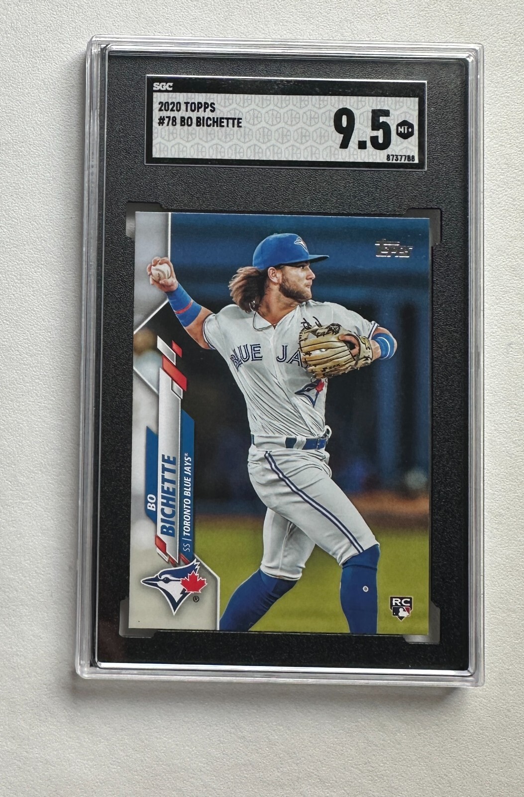 2020 Topps #78 Bo Bichette RC rookie SGC 9.5 #S3020