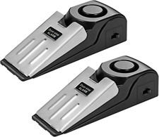 Door Stop Alarm 2 Pack, 120 Db Door Stopper Wedge Door Stops Alarm Great for Tra