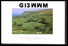 1 x QSL Card Radio UK G13WWM Northern Ireland ≠ Q530