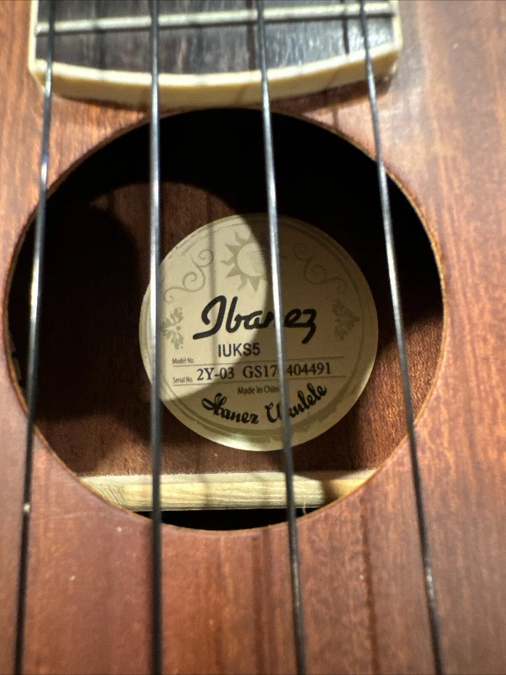 Ibanez IUKS5 Soprano Ukulele - Natural - Image 3 of 4