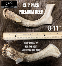 XL Premium Deer Antler Dog Chew 2 pack