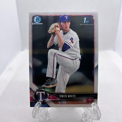 2018 Bowman Draft Chrome Owen White #BDC-159